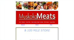 Desktop Screenshot of muskokameats.com
