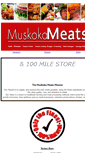 Mobile Screenshot of muskokameats.com